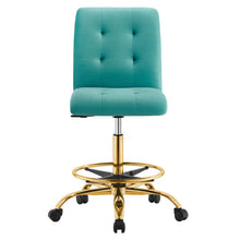 Load image into Gallery viewer, Prim Armless Performance Velvet Drafting Chair by Modway
