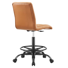 Load image into Gallery viewer, Prim Armless Vegan Leather Drafting Chair by Modway
