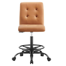 Load image into Gallery viewer, Prim Armless Vegan Leather Drafting Chair by Modway
