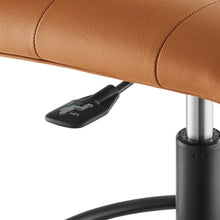 Load image into Gallery viewer, Prim Armless Vegan Leather Drafting Chair by Modway
