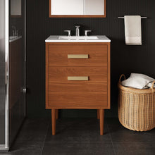 Load image into Gallery viewer, Cassia 24" Teak Wood Bathroom Vanity Cabinet (Sink Basin Not Included) by Modway
