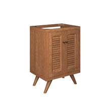Load image into Gallery viewer, Birdie 24" Teak Wood Bathroom Vanity Cabinet (Sink Basin Not Included) by Modway
