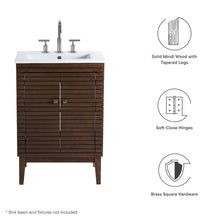Load image into Gallery viewer, Ledger 24" Wood Bathroom Vanity Cabinet (Sink Basin Not Included) by Modway
