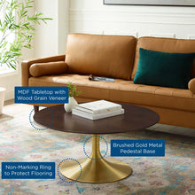 Load image into Gallery viewer, Lippa 36" Round Wood Coffee Table by Modway
