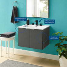 Load image into Gallery viewer, Maybelle 24" Wall-Mount Bathroom Vanity by Modway
