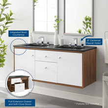 Load image into Gallery viewer, Transmit 48" Wall-Mount Bathroom Vanity by Modway
