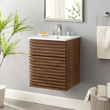 Load image into Gallery viewer, Render 18" Wall-Mount Bathroom Vanity by Modway

