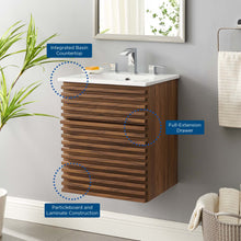 Load image into Gallery viewer, Render 18" Wall-Mount Bathroom Vanity by Modway
