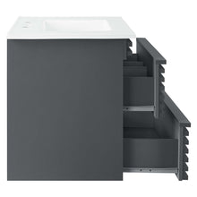 Load image into Gallery viewer, Render 30" Wall-Mount Bathroom Vanity by Modway

