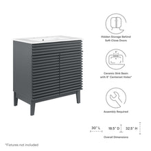 Load image into Gallery viewer, Render 30" Bathroom Vanity Cabinet by Modway
