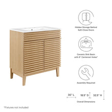 Load image into Gallery viewer, Render 30" Bathroom Vanity Cabinet by Modway
