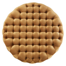 Load image into Gallery viewer, Amour Tufted Button Large Round Performance Velvet Ottoman by Modway
