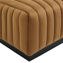 Load image into Gallery viewer, Conjure Channel Tufted Performance Velvet Ottoman by Modway
