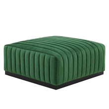 Load image into Gallery viewer, Conjure Channel Tufted Performance Velvet Ottoman by Modway
