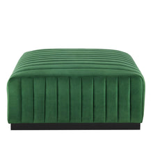 Load image into Gallery viewer, Conjure Channel Tufted Performance Velvet Ottoman by Modway
