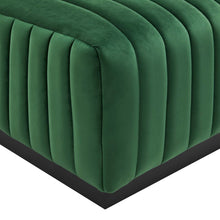 Load image into Gallery viewer, Conjure Channel Tufted Performance Velvet Ottoman by Modway
