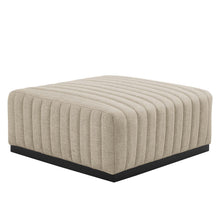 Load image into Gallery viewer, Conjure Channel Tufted Upholstered Fabric Ottoman by Modway
