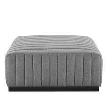 Load image into Gallery viewer, Conjure Channel Tufted Upholstered Fabric Ottoman by Modway
