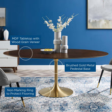 Load image into Gallery viewer, Lippa 78" Oval Wood Dining Table by Modway
