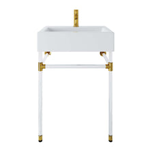 Load image into Gallery viewer, Redeem 24" Acrylic Wall-Mount Bathroom Vanity by Modway
