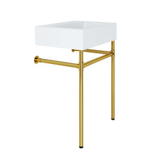 Load image into Gallery viewer, Redeem 24" Wall-Mount Gold Stainless Steel Bathroom Vanity by Modway
