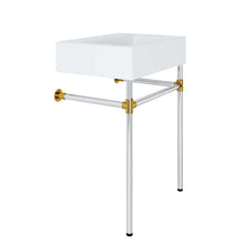 Load image into Gallery viewer, Redeem 24" Silver Stainless Steel Wall-Mount Bathroom Vanity by Modway
