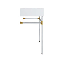 Load image into Gallery viewer, Redeem 24" Silver Stainless Steel Wall-Mount Bathroom Vanity by Modway
