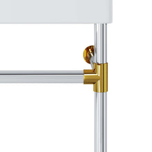 Load image into Gallery viewer, Redeem 32" Silver Stainless Steel Wall-Mount Bathroom Vanity by Modway
