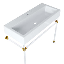 Load image into Gallery viewer, Redeem 40" Acrylic Wall-Mount Bathroom Vanity by Modway
