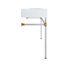 Load image into Gallery viewer, Redeem 40" Silver Stainless Steel Wall-Mount Bathroom Vanity by Modway
