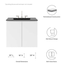 Load image into Gallery viewer, Bryn 30" Wall-Mount Bathroom Vanity (Sink Basin Not Included) by Modway
