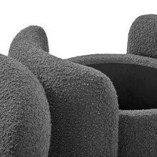 Load image into Gallery viewer, Nebula Boucle Upholstered Ottoman by Modway
