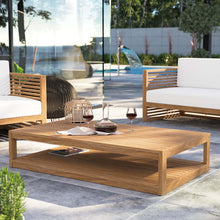 Load image into Gallery viewer, Carlsbad Teak Wood Outdoor Patio Coffee Table by Modway
