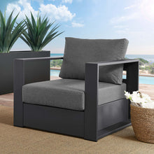 Load image into Gallery viewer, Tahoe Outdoor Patio Powder-Coated Aluminum Armchair by Modway
