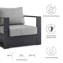 Load image into Gallery viewer, Tahoe Outdoor Patio Powder-Coated Aluminum Armchair by Modway
