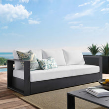 Load image into Gallery viewer, Tahoe Outdoor Patio Powder-Coated Aluminum Sofa by Modway
