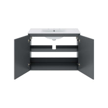 Load image into Gallery viewer, Bryn 36" Wall-Mount Bathroom Vanity by Modway
