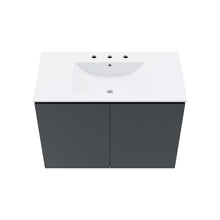 Load image into Gallery viewer, Bryn 36" Wall-Mount Bathroom Vanity by Modway
