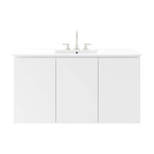 Load image into Gallery viewer, Bryn 48" Wall-Mount Bathroom Vanity by Modway
