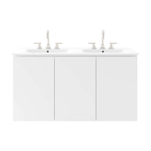 Load image into Gallery viewer, Bryn 48" Wall-Mount Double Sink Bathroom Vanity by Modway

