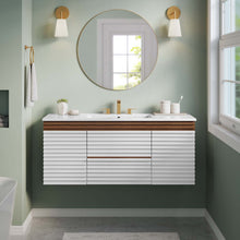 Load image into Gallery viewer, Render 48" Wall-Mount Bathroom Vanity by Modway
