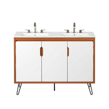 Load image into Gallery viewer, Energize 48" Double Sink Bathroom Vanity by Modway
