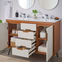 Load image into Gallery viewer, Energize 48" Double Sink Bathroom Vanity by Modway
