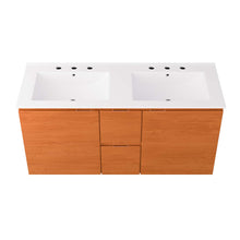 Load image into Gallery viewer, Scenic 48" Double Wall-Mount Bathroom Vanity by Modway
