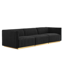 Load image into Gallery viewer, Conjure Channel Tufted Performance Velvet Sofa in
