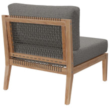 Load image into Gallery viewer, Clearwater Outdoor Patio Teak Wood Armless Chair by Modway
