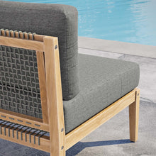 Load image into Gallery viewer, Clearwater Outdoor Patio Teak Wood Armless Chair by Modway
