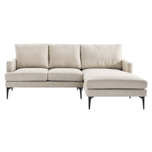 Load image into Gallery viewer, Evermore Right-Facing Upholstered Fabric Sectional Sofa by Modway
