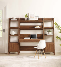 Load image into Gallery viewer, Bixby 3-Piece Wood Office Desk and Bookshelf by Modway
