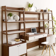 Load image into Gallery viewer, Bixby 3-Piece Wood Office Desk and Bookshelf by Modway
